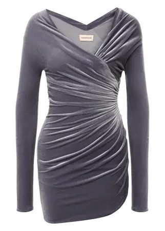 Бархатное платье Alexandre Vauthier