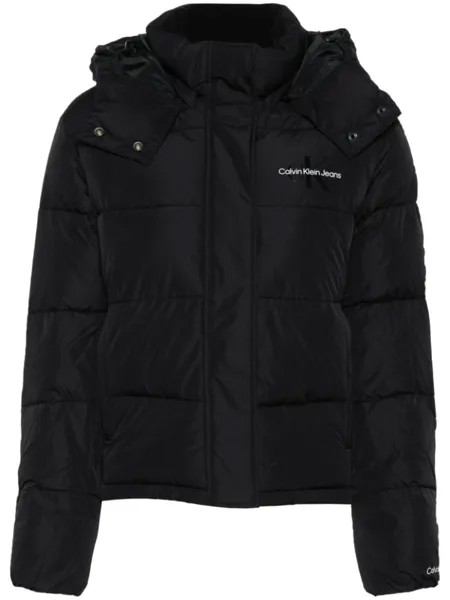 Calvin Klein Jeans укороченный пуховик, черный