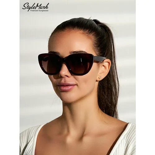 Солнцезащитные очки StyleMark, бордовый