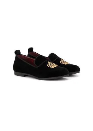 Dolce & Gabbana Kids слиперы с вышивкой