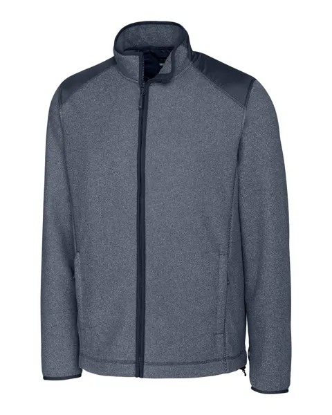 Мужские кроссовки Cutter & Buck Cedar Park с молнией во всю длину, цвет Liberty Navy Heather