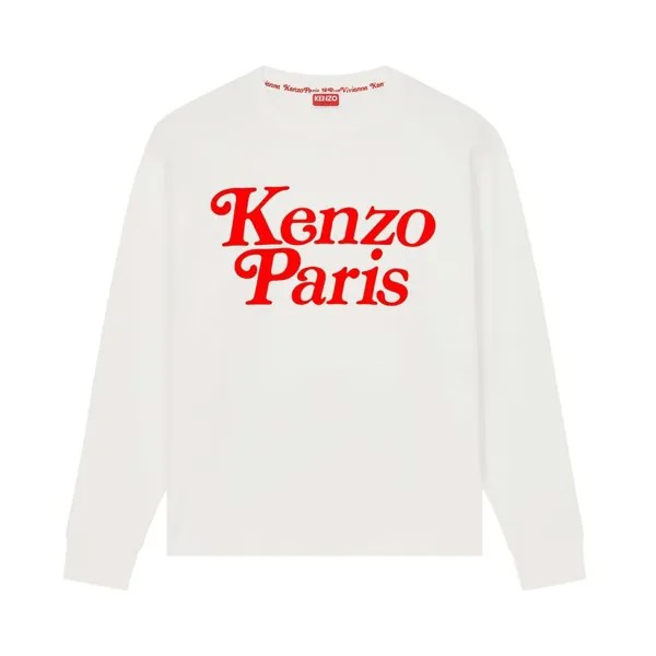 Футболка Kenzo By Verdy Long-Sleeve 'Off White', белый