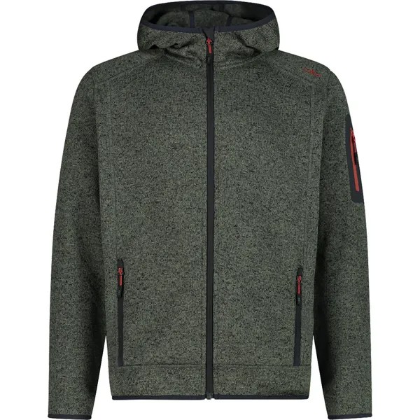 Куртка CMP 3H60847N Hooded Fleece, зеленый