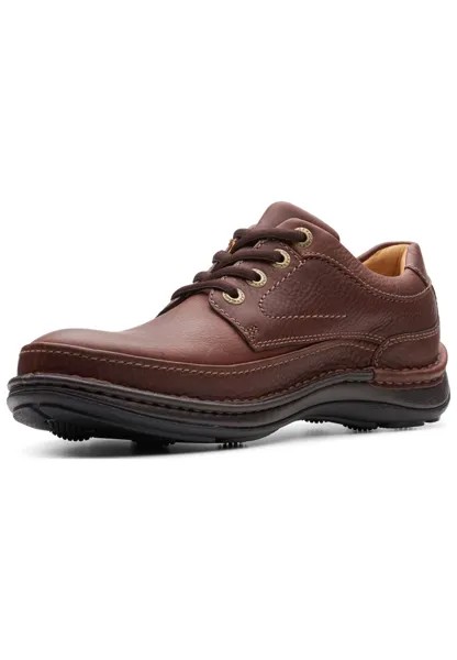 Полуботинки Clarks, цвет Mahagony