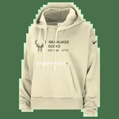 Худи Nike Milwaukee Bucks Standard Issue, цвет Flat Opal/Fir