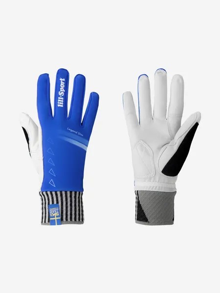 Лыжные гоночные перчатки Lillsport, модель Legend Slim Blue, Синий