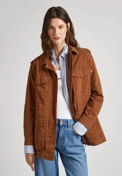 Тренч Theresa Pepe Jeans, коричневый