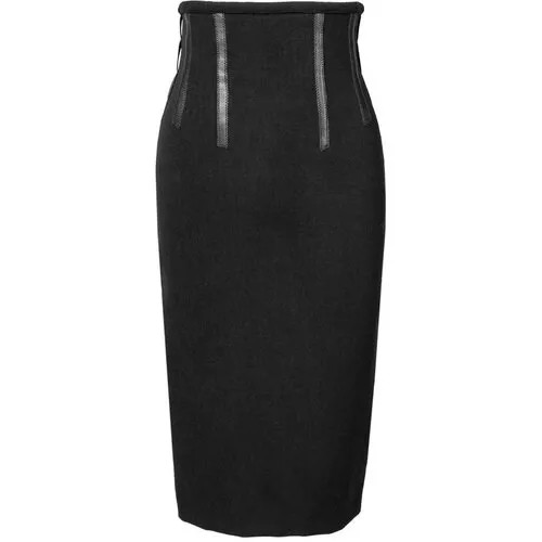 Юбка-карандаш Jean Paul Gaultier, размер 40, черный
