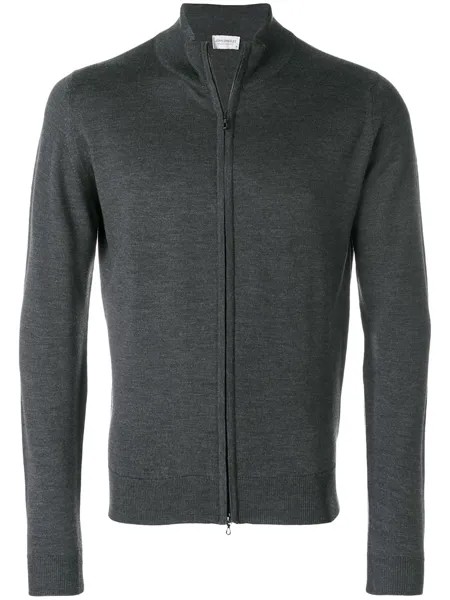 John Smedley кардиган с высокой горловиной на молнии