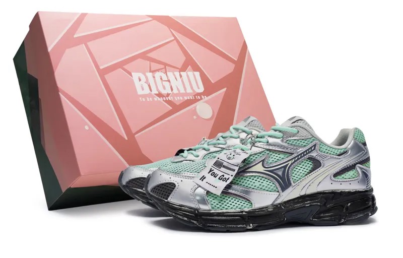 Кроссовки Mizuno Speed 2K Lifestyle Shoes Unisex Low-top Silver Gray, зеленый
