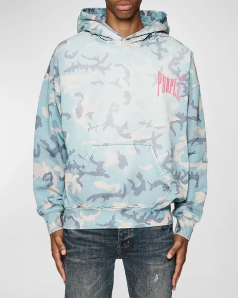 Мужская флисовая толстовка с камуфляжным принтом PURPLE, цвет Mwt Fleece Po Hoody