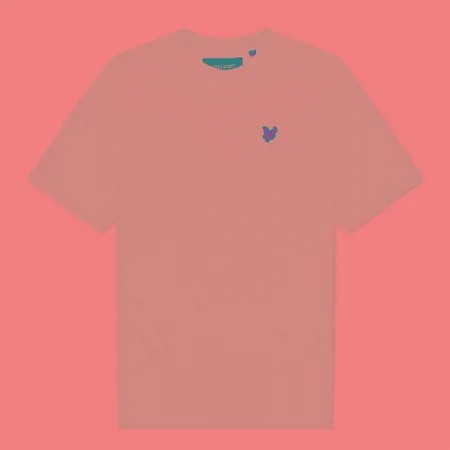 Женская футболка Lyle & Scott Oversized, цвет фиолетовый, размер S
