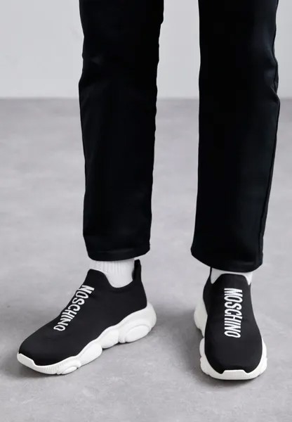 Низкие кеды MOSCHINO, черные