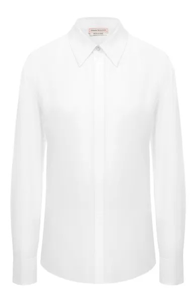 Хлопковая рубашка Alexander McQueen