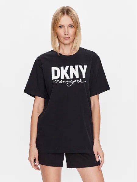 Футболка классического кроя Dkny Sport, черный