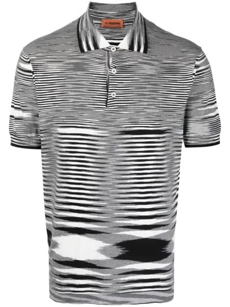 Missoni трикотажная рубашка поло, черный