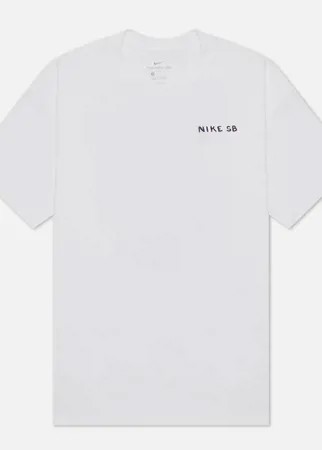 Мужская футболка Nike SB Midnight, цвет белый, размер XXL