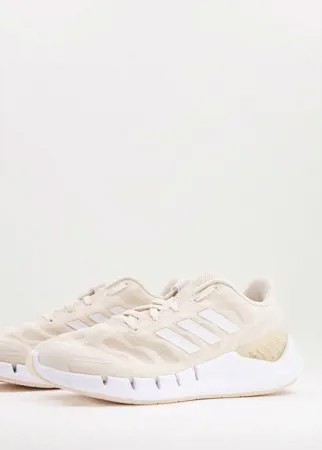 Кроссовки цвета слоновой кости Adidas Running Climacool Ventania-Белый