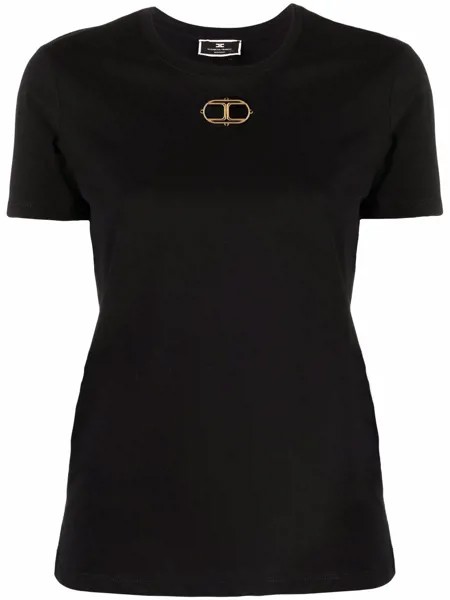 Elisabetta Franchi logo-plaque T-shirt