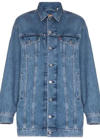 GANNI джинсовое платье оверсайз из коллаборации с Levi’s®