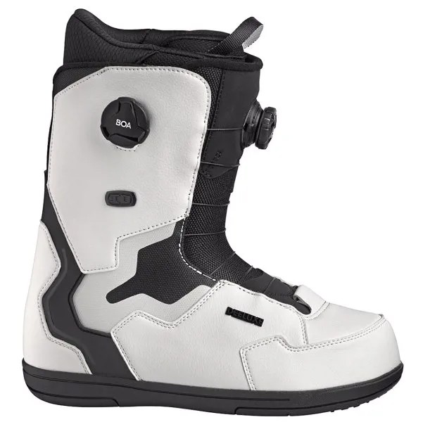 Ботинки для сноуборда мужские DEELUXE Id Dual Boa White 2023