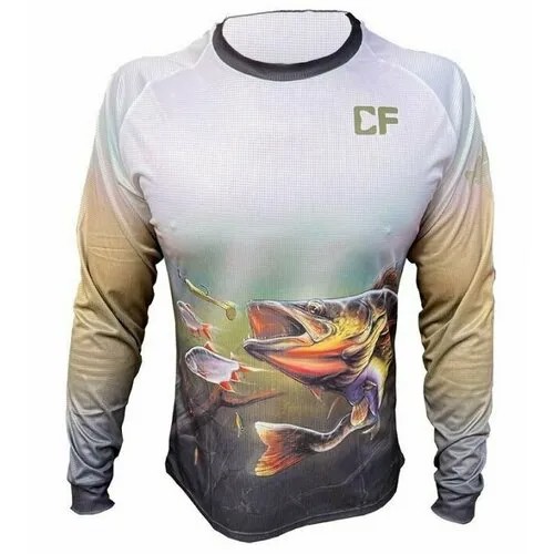 Лонгслив спортивный CF Company, размер S, , белый, черный, коричневый, красный