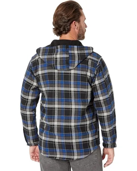 Куртка Wolverine Bucksaw Bonded Shirt Jacket, цвет Cobalt Plaid