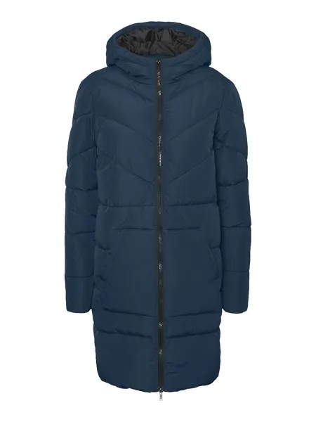 Пуховик Noisy may Lange Puffer Stepp Jacke NMDALCON, темно синий