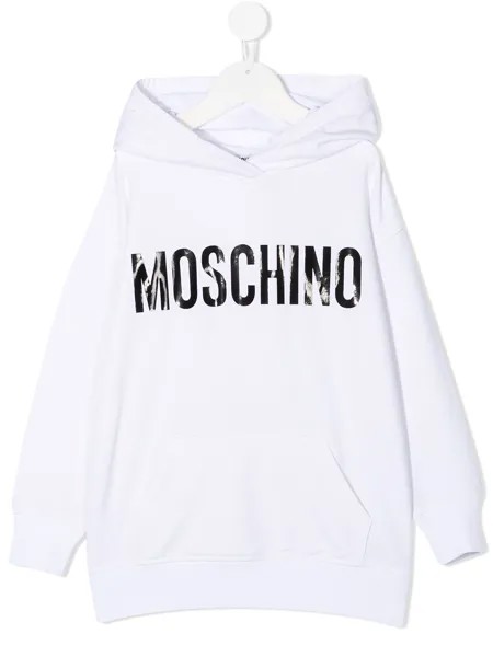 Moschino Kids худи с логотипом