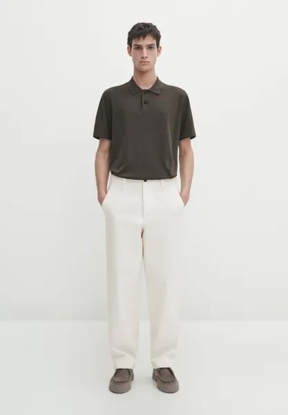 Рубашка поло STUDIO SHORT SLEEVE Massimo Dutti, цвет dark grey