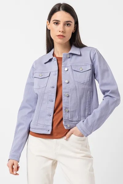 Джинсовая куртка с карманами Esprit, фиолетовый