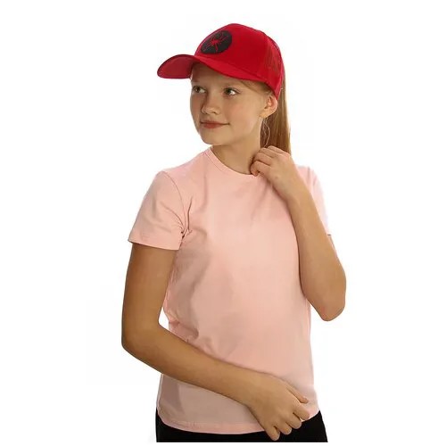 Бейсболка Jane Flo (р.56 цв. Бежевый) с аппликацией/женская кепка/для девочек/для мальчиков/мужская бейсболка/с сеткой