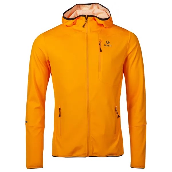 Спортивная и тренировочная куртка Halti Pallas Hooded Layer, цвет Zinnia Yellow