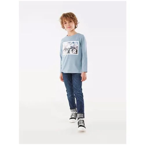 Лонгслив для мальчиков MEXX; цвет Greyish Blue р. 98-104