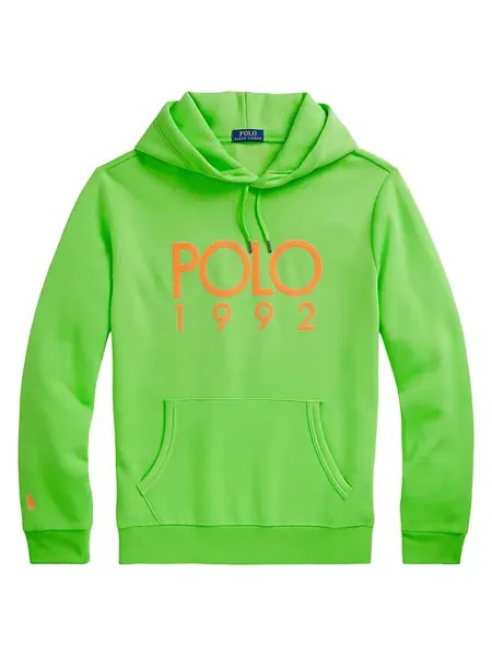 Толстовка с логотипом Magic Fleece 1992 Polo Ralph Lauren, цвет blaze lime