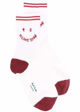 PAUL SMITH носки вязки интарсия с логотипом