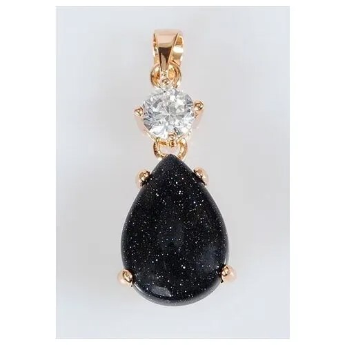 Подвеска Lotus Jewelry, авантюрин, синий