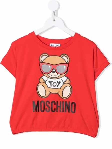 Moschino Kids Toy bear print T-shirt