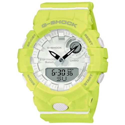 Наручные часы CASIO G-Shock, желтый, зеленый