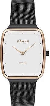 Fashion наручные  мужские часы Obaku V267LXMIMB. Коллекция Ultra Slim