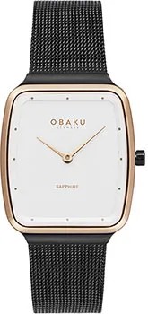 Fashion наручные  женские часы Obaku V267LXMIMB. Коллекция Ultra Slim