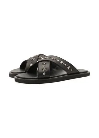 Кожаные шлепанцы Palmo Jimmy Choo