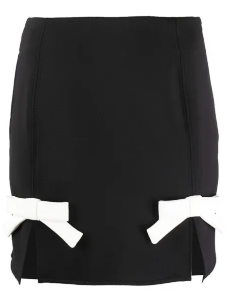 Viktor & Rolf юбка мини с бантом, черный