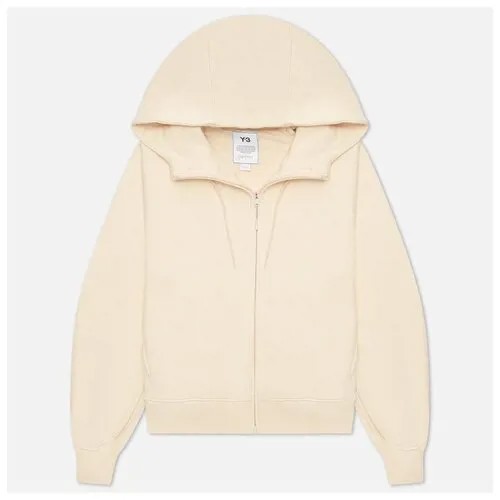 Женская толстовка Y-3 Classic Logo Full Zip-Hoodie бежевый , Размер L