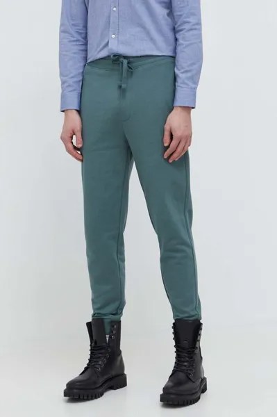 Спортивные брюки из хлопка Hugo, зеленый