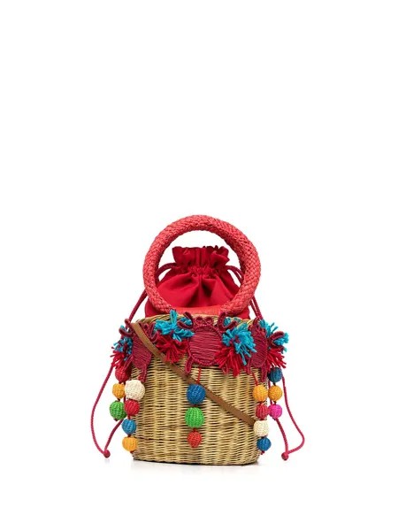 SERPUI Lauren crabs and balls bucket bag