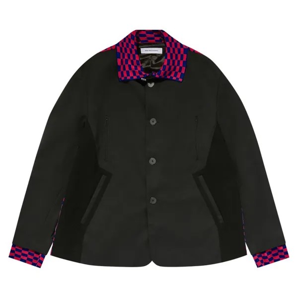 Куртка Kiko Kostadinov Sorelle 'Black/Sable Black/Phlox Check', разноцветный