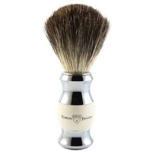 Помазок Edwin Jagger 81SB357CR ,слоновая кость, 1 шт.