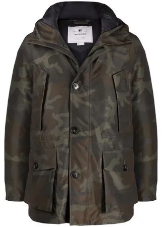 Woolrich куртка с камуфляжным принтом