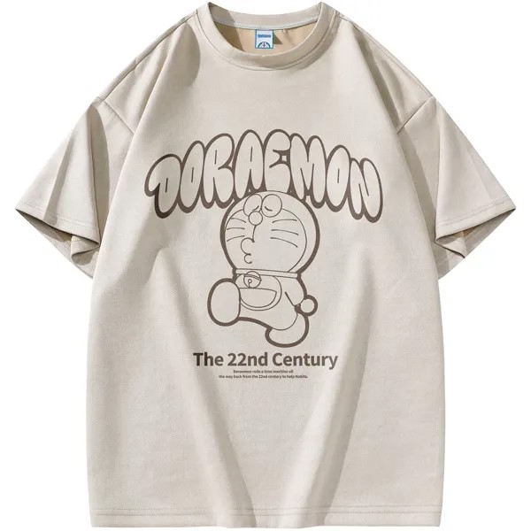 Футболка унисекс Doraemon, Светло-зеленый